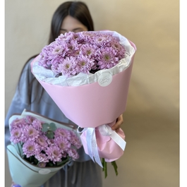 Комлимент из кустовых хризантем (2)
