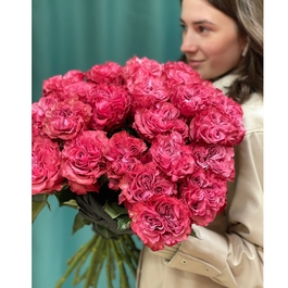 Монобукет из пионовидных роз